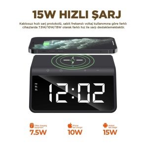 Incarcator wireless pentru telefon 15W - Havit (W320) - Black - Img 8