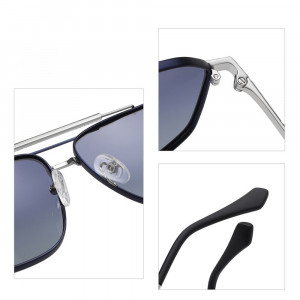 Ochelari de Soare, Barbati - Techsuit (8538) - Gun Color / Brown - Img 7