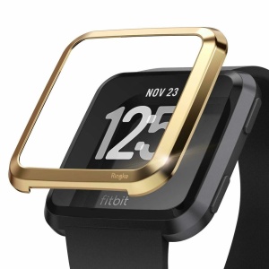 Rama ornamentala otel inoxidabil Ringke Fitbit Versa Auriu perlat
