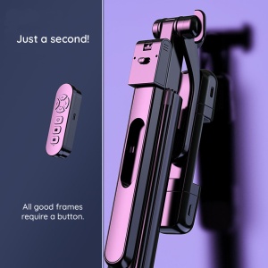 Selfie Stick cu Telecomanda si Lumina LED, 167cm - Techsuit (K30S) - Black - Img 3