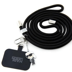 Snur Universal pentru Telefon - Karl Lagerfeld (KLUCNMSCKIK) - Ikonik Black - Img 1