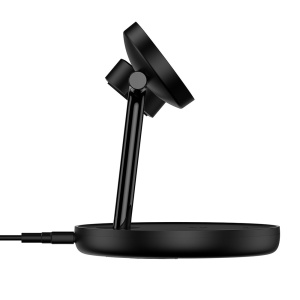 Statie de Incarcare pentru iPhone, iWatch, AirPods - Baseus Swan (WXTE000101) - Black - Img 5