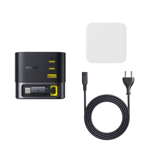 Alimentator pentru Priza USB, 3x Type-C, 100W, 1.5m - Baseus Super GaN (P10164001123-00) - Cosmic Black - Img 6