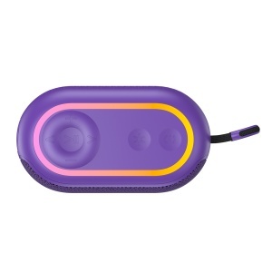 Boxa portabila Bluetooth 5.3, Lumini RGB, IPX5, TWS, TF, USB, FM, AUX - Havit (SK809BT) - Violet - Img 2