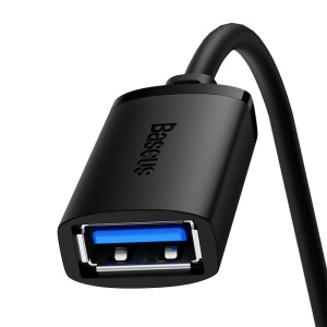 Cablu Extensie USB la USB, 1m - Baseus (B00631103111-00) - Black - Img 4