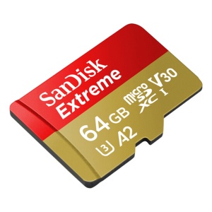 Card de Memorie, 64GB, MicroSDXC - SanDisk Extreme(SDSQXAH-064G-GN6MA) - Red - Img 2