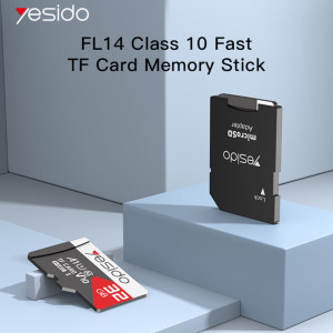 Card de memorie MircoSD 256GB + Adaptor - Yesido (FL14) - Black - Img 3