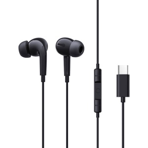 Casti cu Fir Type-C, 20Hz-20kHz - Baseus Encok CZ18 (A00170100113-Z1) - Cluster Black - Img 1