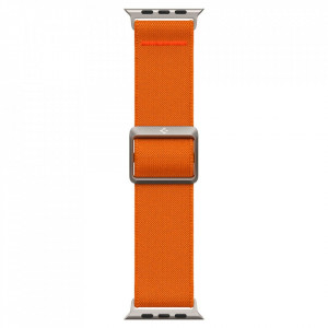 Curea pentru Apple Watch 1/2/3/4/5/6/7/8/9/10/SE/SE 2/Ultra/Ultra 2 (42/44/45/46/49mm) - Spigen Fit Lite Ultra - Orange - Img 5