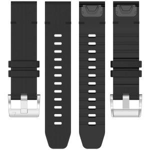 Curea pentru Garmin Fenix 5/5 Plus 6/6 Pro/7/Forerunner 935/945/Approach S60 - Techsuit Watchband QuickFit 22mm (W071) - Black - Img 5