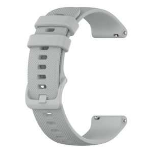 Curea pentru Huawei Watch GT 4 (41mm)/W1/Honor Watch S1/Garmin Venu 2S/Vivoactive 4S - Techsuit Watchband 18mm (W006) - Gray - Img 4
