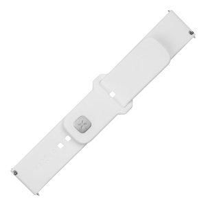 Curea pentru Samsung Galaxy Watch 4/5/Active 2, Huawei Watch GT 3 (42mm)/GT 3 Pro (43mm) - Fixed Silicone Sporty Strap Set - White - Img 5