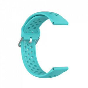 Curea pentru Samsung Galaxy Watch 4/5/Active 2, Huawei Watch GT 3 (42mm)/GT 3 Pro (43mm) - Techsuit Watchband 20mm (W004) - Turquoise - Img 1