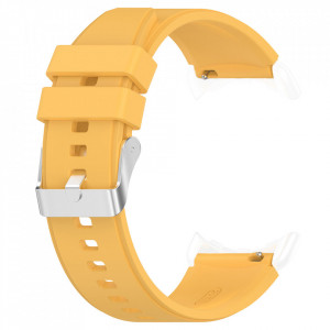 Curea pentru Samsung Galaxy Watch 4/5/Active 2, Huawei Watch GT 3 (42mm)/GT 3 Pro (43mm) - Techsuit Watchband 20mm (W026) - Yellow - Img 3