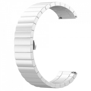 Curea pentru Samsung Galaxy Watch 4/5/Active 2, Huawei Watch GT 3 (42mm)/GT 3 Pro (43mm) - Techsuit Watchband (W012) - Silver - Img 2
