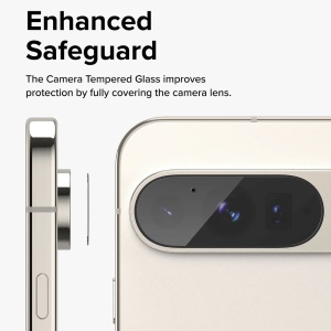 Folie Camera pentru Google Pixel 9 Pro XL (set 3) - Ringke Camera Protector Glass - Clear - Img 4