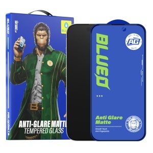 Folie pentru iPhone 12 Pro Max - Blueo Anti-Glare Matte Glass - Black