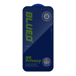Folie pentru iPhone 15 Plus / iPhone 16 Plus - Blueo Anti-Peep Privacy Glass - Black - Img 5
