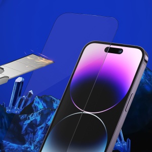 Folie pentru iPhone 16 Pro Max cu Aplicator Pro - Blueo Sapphire Screen Protector - Black - Img 4