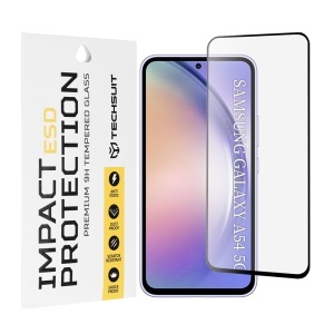 Folie pentru Samsung Galaxy A54 - Techsuit ESD Glass - Black