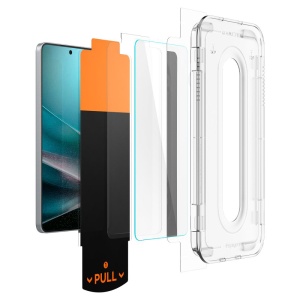 Folie pentru Samsung Galaxy S25 Edge (set 2) - Spigen Glas.tR EZ FIT Pro - Clear - Img 3