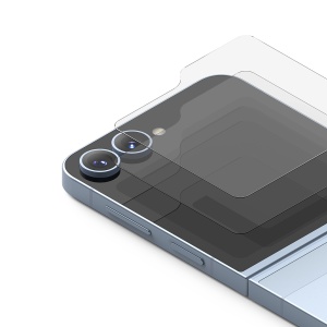 Folie pentru Samsung Galaxy Z Flip6 (set 2) - Ringke Cover Display Tempered Glass - Clear - Img 1