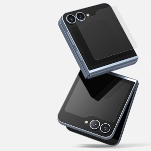 Folie pentru Samsung Galaxy Z Flip6 (set 2) - Ringke Cover Display Tempered Glass - Clear - Img 3