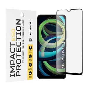 Folie pentru Xiaomi Redmi A3 / Redmi A3x - Techsuit ESD Glass - Black