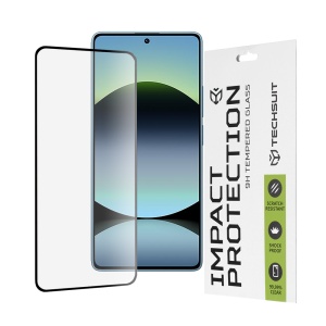 Folie pentru Xiaomi Redmi Note 14S - Techsuit 111D Full Cover / Full Glue Glass - Black