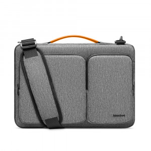 Geanta Laptop 15.6" - Tomtoc Defender Laptop Briefcase (A42E1G3) - Gray - Img 3