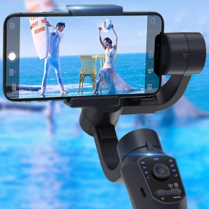 Gimbal pentru Telefon cu Inception Mode si Zoom Inteligent - Techsuit (F10 Pro) - Black - Img 6