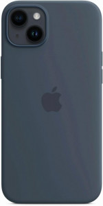 Husa de protectie Apple pentru iPhone 14 Plus Silicone Case with MagSafe , Storm Blue