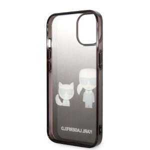 Husa iPhone 14 Plus - Karl Lagerfeld Hardcase (KLHCP14MTGKCK) - Gradient Ikonik Karl&Choupette - Img 4