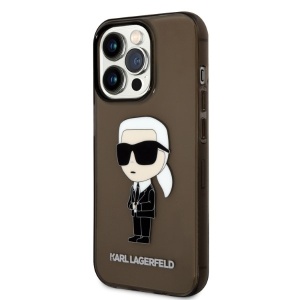 Husa iPhone 14 Pro - Karl Lagerfeld Hardcase (KLHCP14LHNIKTCK) - Ikonik Karl Lagerfeld - Img 6