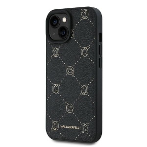 Husa iPhone 15 Plus - Karl Lagerfeld Leather MagSafe (KLHMP15MPGKHPHK) - Karl Head - Img 6