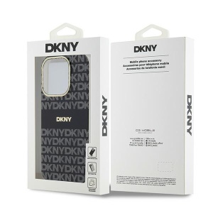 Husa iPhone 15 Pro - DKNY IML Mono & Stripe MagSafe (DKHMP15LHRHSEK) - Black - Img 8