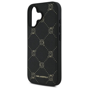 Husa iPhone 16 - Karl Lagerfeld Leather MagSafe (KLHMP16SPGKHPHK) - Karl Head - Img 2
