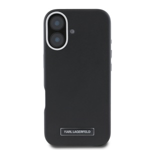Husa iPhone 16 Plus - Karl Lagerfeld Leather MagSafe (KLHMP16MPGMSRPK) - FW Metal Plate - Img 3