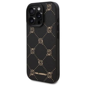 Husa iPhone 16 Pro Max - Karl Lagerfeld Leather MagSafe (KLHMP16XPGKHPHK) - Karl Head - Img 6
