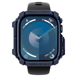 Husa pentru Apple Watch 10 46mm - Spigen Rugged Armor - Navy Blue - Img 4