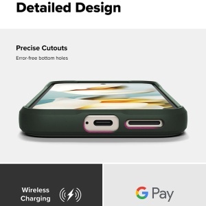 Husa pentru Google Pixel 9a - Ringke Onyx - Dark Green - Img 4