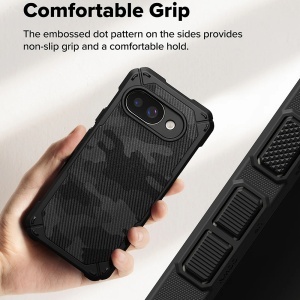 Husa pentru Google Pixel 9a - Ringke Rugged Gear - Camo Black - Img 4