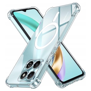 Husa pentru Honor X6b - Techsuit Shockproof Clear Silicone MagSafe - Clear