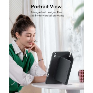 Husa pentru iPad Air 13 (2024) / Air 13 (2025) - ESR FlipÂ Hybrid (with Pencil Holder) - Black - Img 5