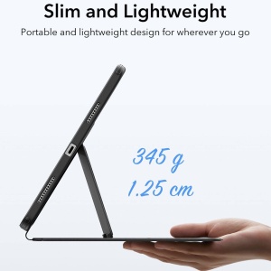 Husa pentru iPad Air 4 (2020) / Air 5 (2022) / Air 11 (2024) / Air 11 (2025) - ESR FlipÂ Hybrid (with Pencil Holder) - Black - Img 5