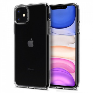 Husa pentru iPhone 11 - Spigen Liquid Crystal - Clear - Img 12
