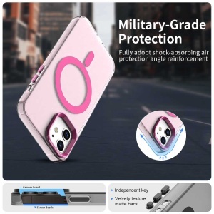 Husa pentru iPhone 12 / iPhone 12 Pro - Techsuit CandyCase MagSafe - Pink - Img 6