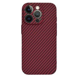 Husa pentru iPhone 12 Pro - Techsuit Carbonite FiberShell - Red - Img 3