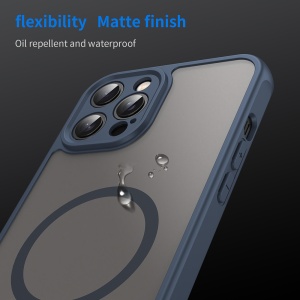 Husa pentru iPhone 12 Pro - Techsuit HaloFrost II MagSafe - Navy Blue - Img 5