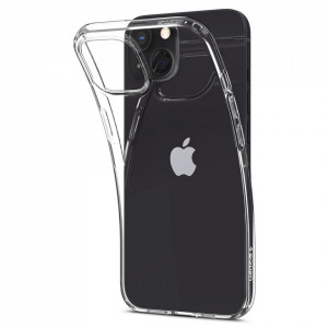 Husa pentru iPhone 13 - Spigen Liquid Crystal - Clear - Img 4